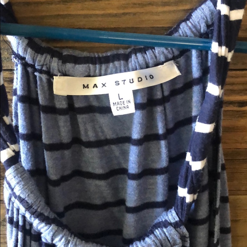 Blue Stripped Tank - Picture 2 of 2